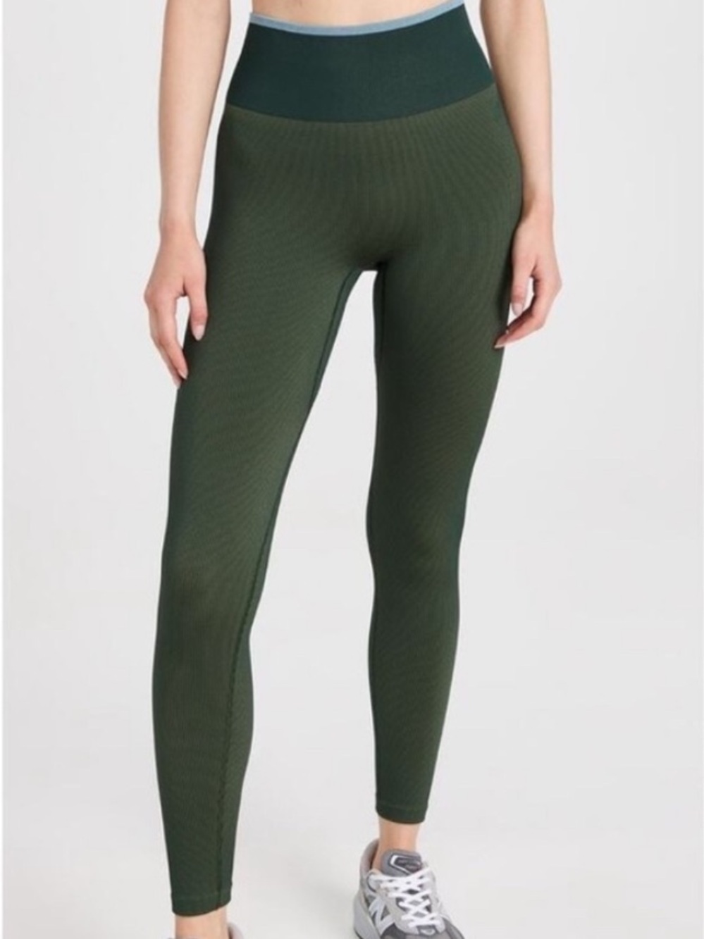 Outdoor Voices Forest Green Seamless Smooth 7/8 Leggings